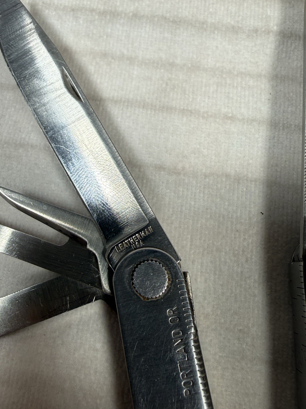 Vintage Original Leatherman Multi-Tool Portland OR “0895” w/ Leather Sheath