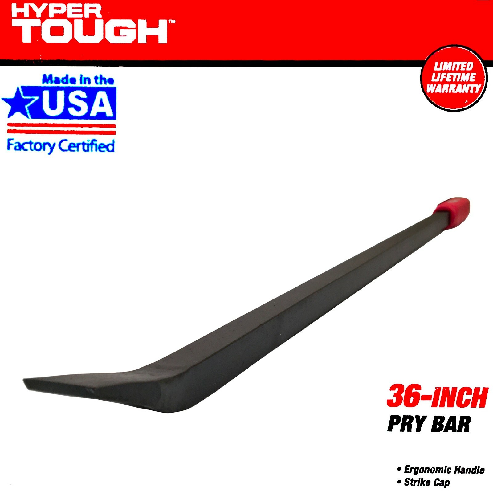 84279 TOUGH Tool, 36” Pry Bar USA Made, 085432084279