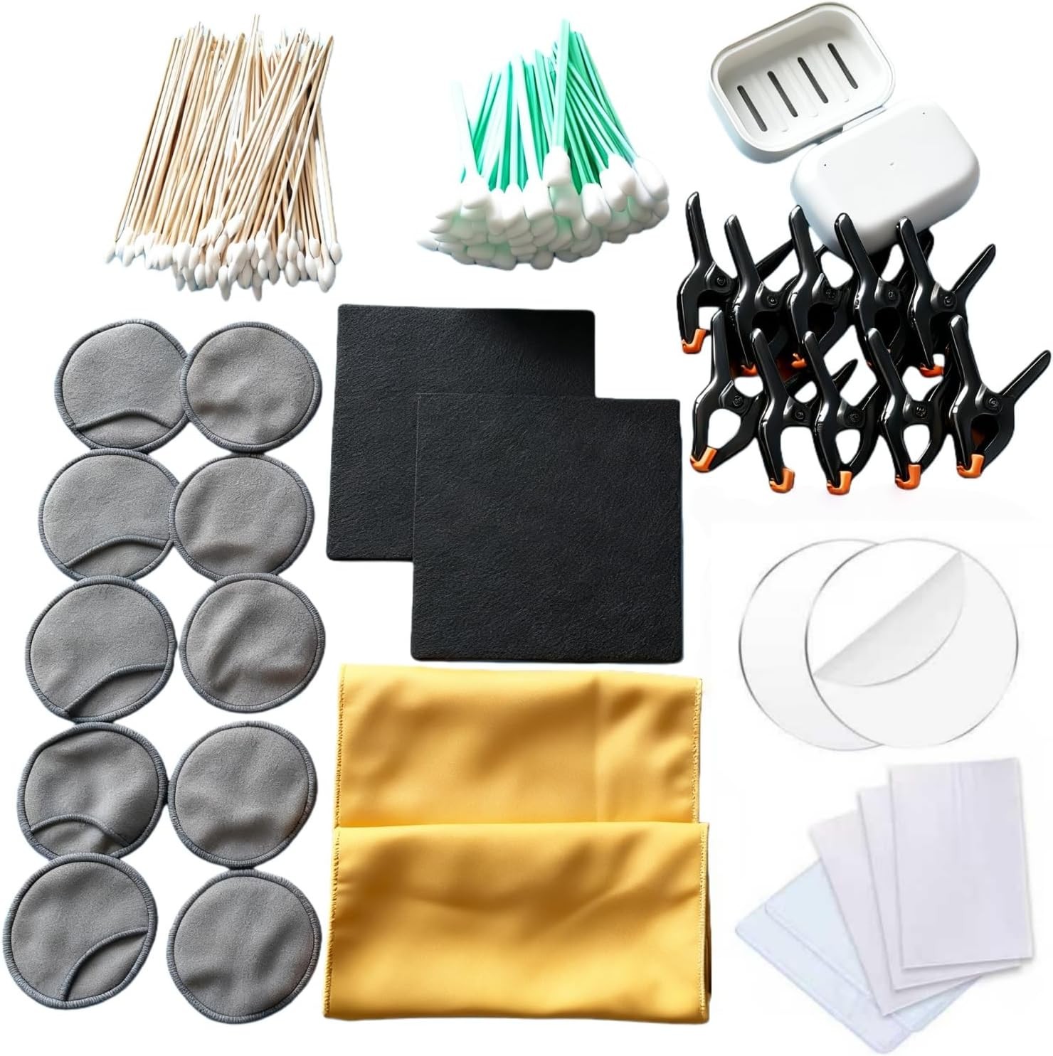 198-Piece Trading Card Care Kit – Cleaning Tools & Accessories