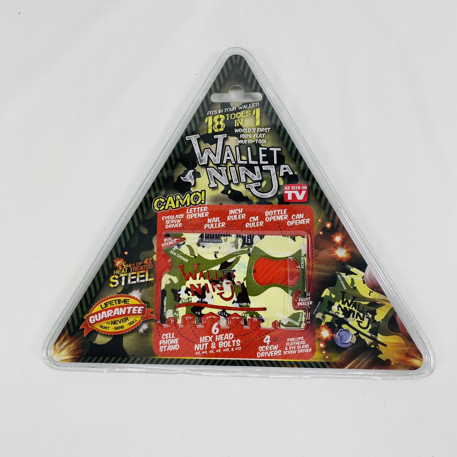 As Seen On TV- Wallet Ninja Camo Steel