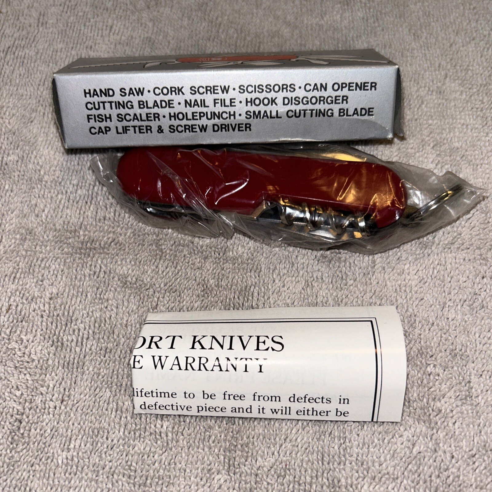 Pocket Multi Tool Survival 11 Different Tools New With Box Royal Crest B2