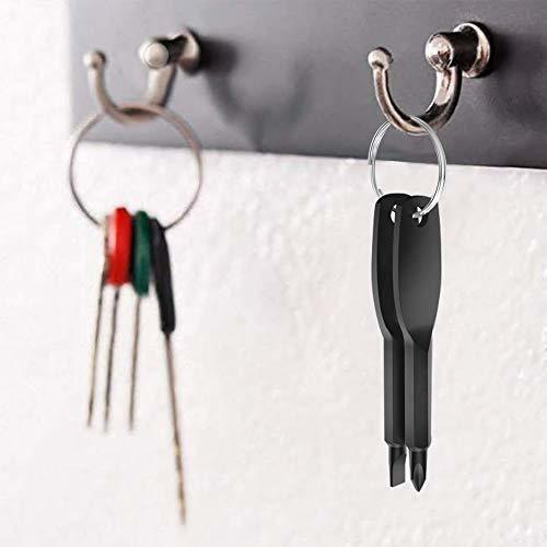 Portable Keychain Screwdriver Mens Stocking Stuffers Adult Christmas Gifts,Multi