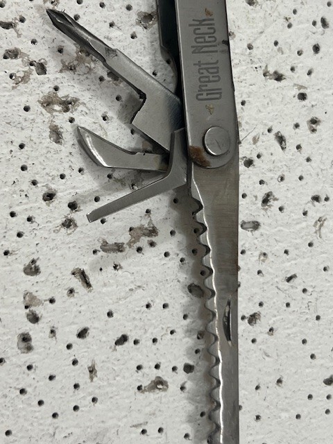 Vintage Great Neck Silver Multi-Tool Stainless Steel—