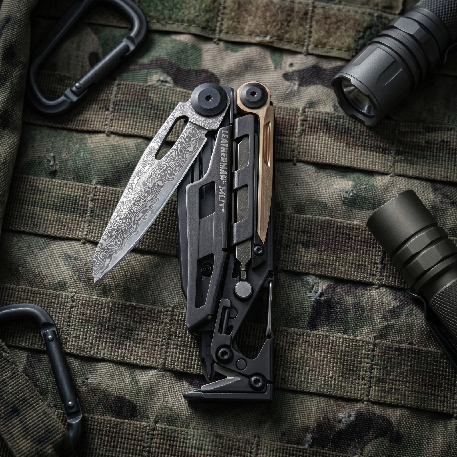 VG10 Damascus Replacement Blade for Leatherman MUT Multitool 92mm