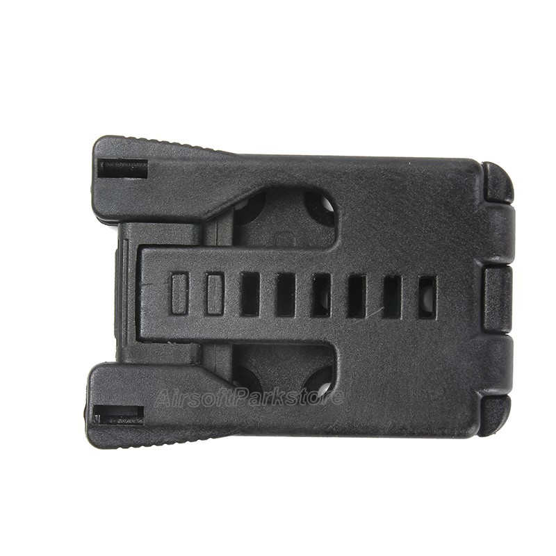 4pcs EDC Belt Clip Gear Multi Function K Sheath Kydex Scabbard Waist Clamp Black