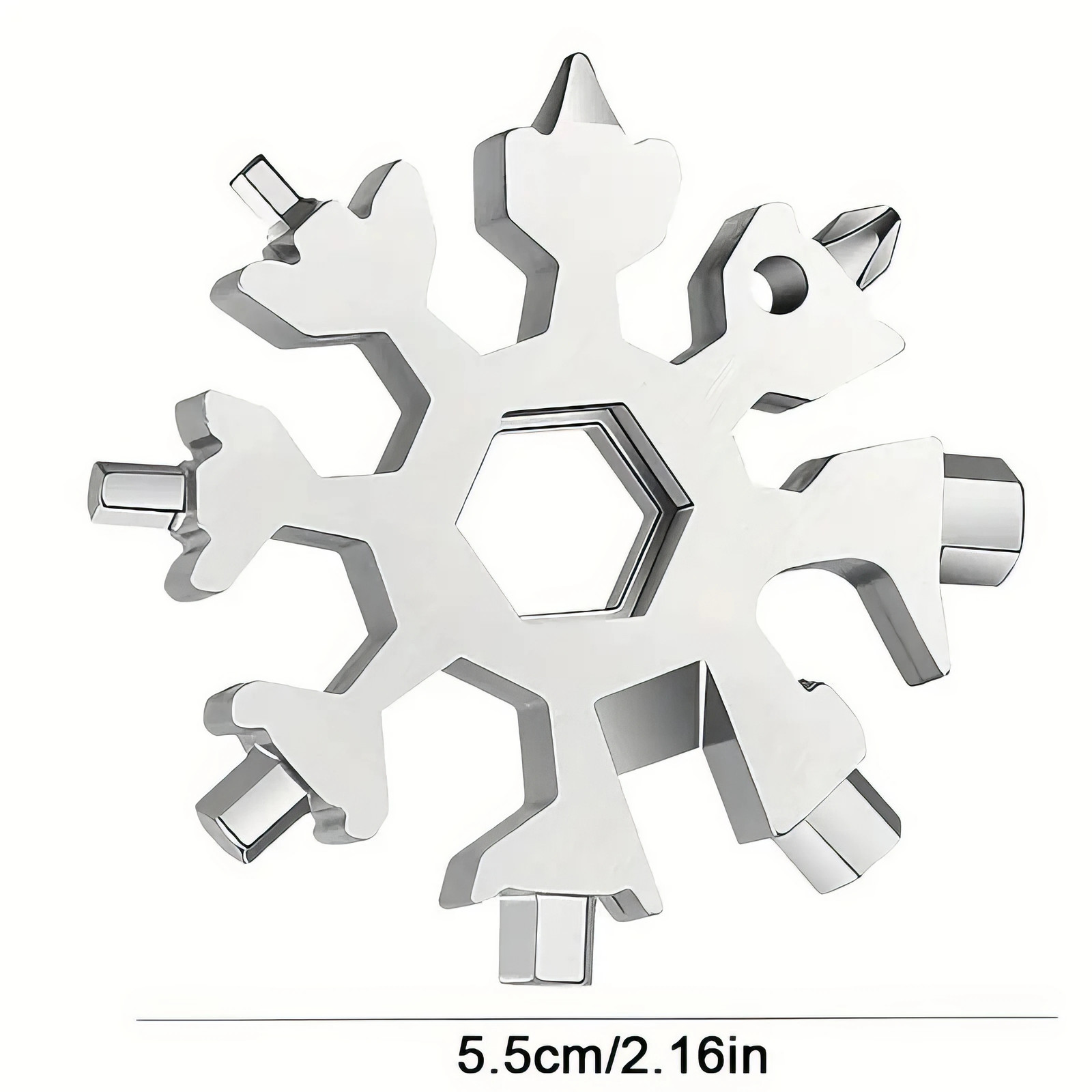 Snowflake Multifunctional Tool Stainless Steel Bottle Opener Screwdriver Wrench