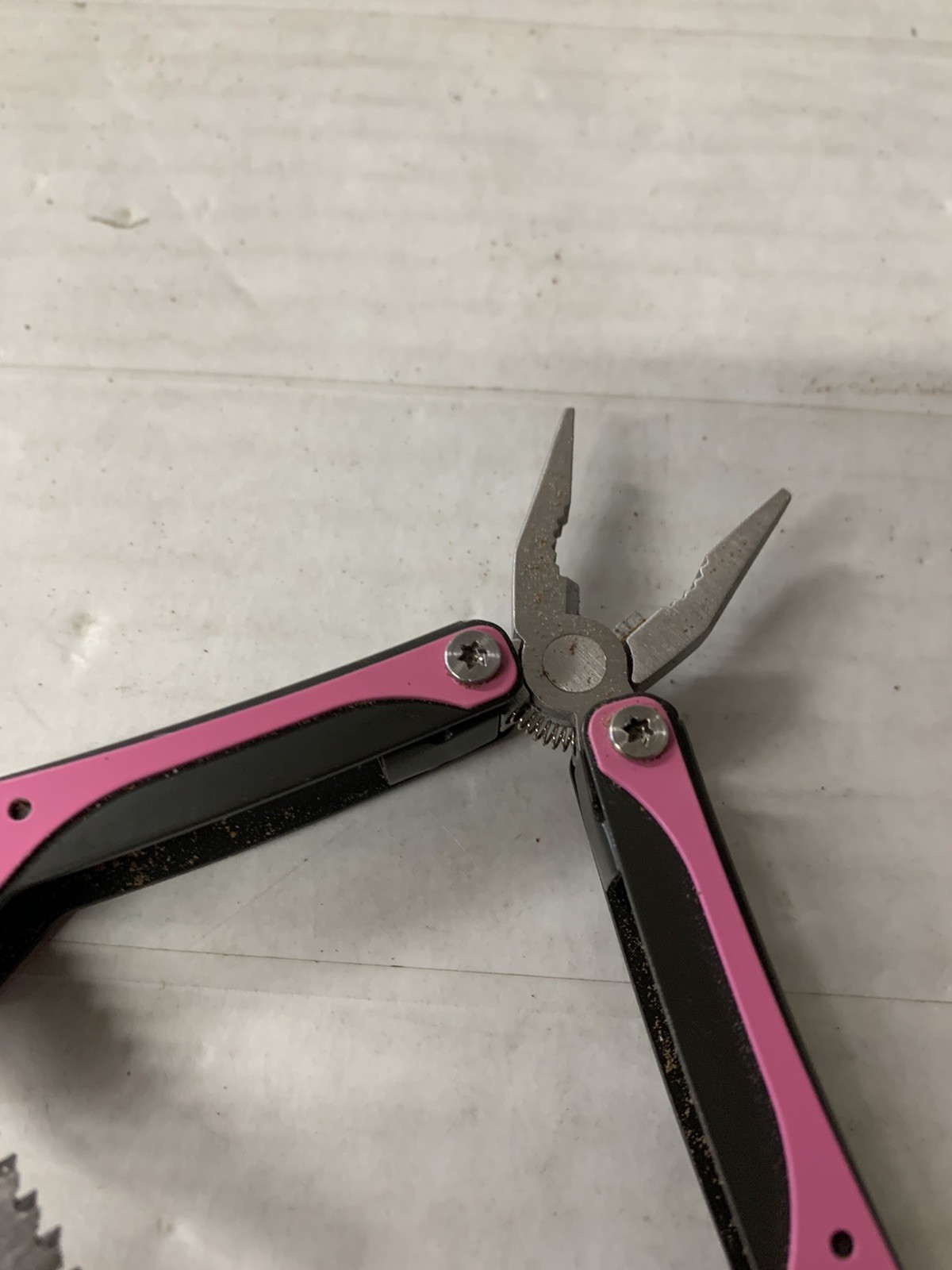 Cabela’s 7-in-1 Mini Multi-Tool Pink Pocket Knife Pliers Saw Scissors Bottle Can