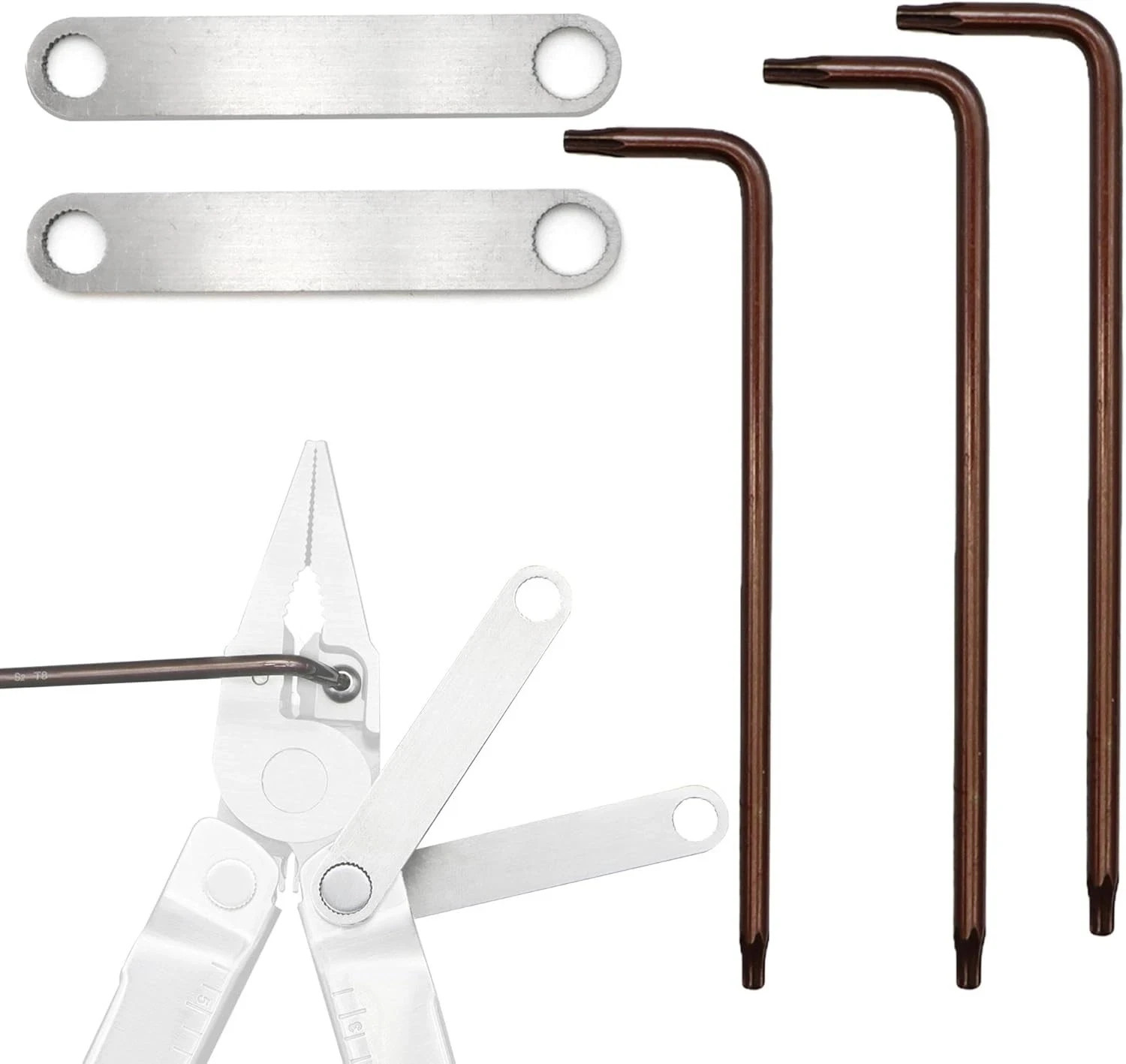 Wrench Set for Leatherman Multi-Tools – Includes 2 304 Stainless Steel Knurled N