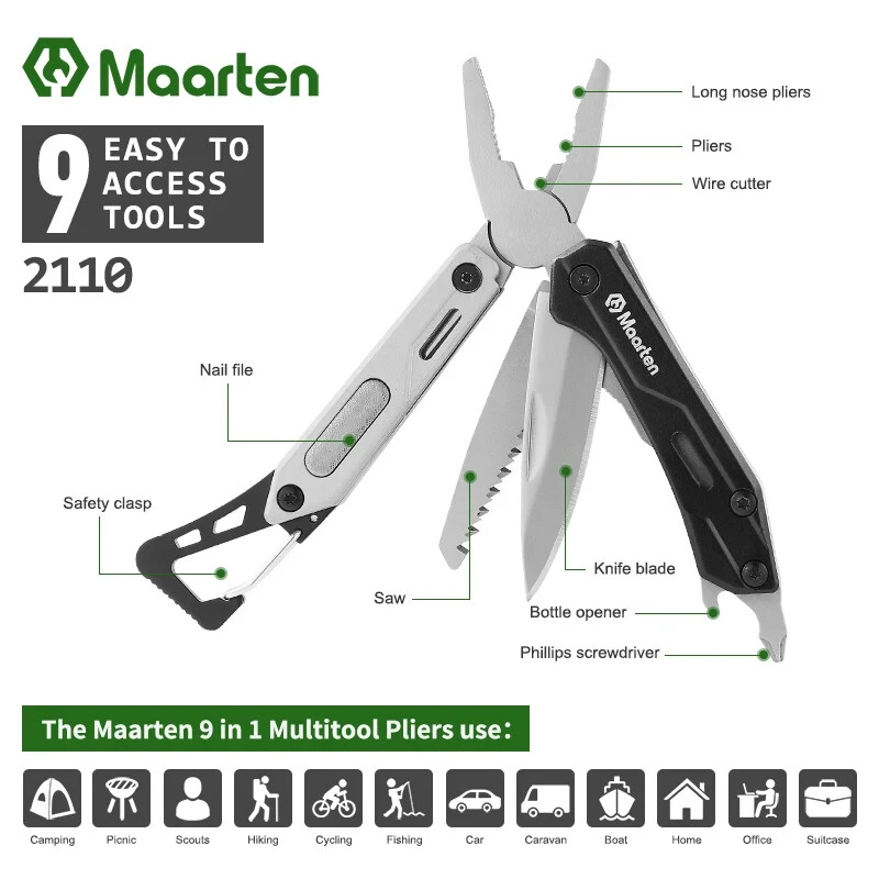 Multitool Plier Knife Screwdriver