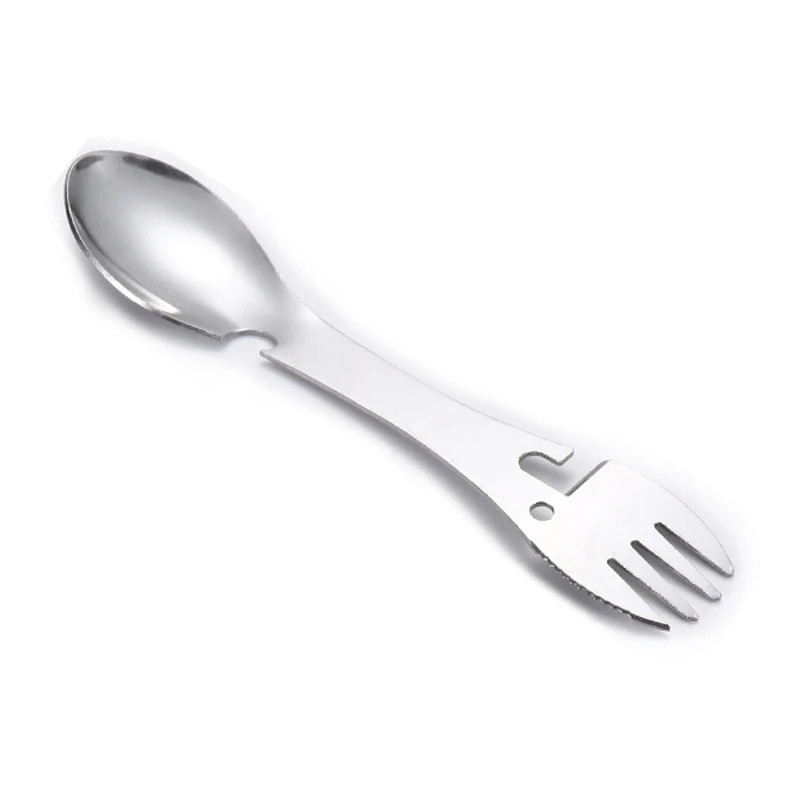 Outdoor Survival Tools 5 in 1 Camping Multi-functional EDC Kit Practical Fork