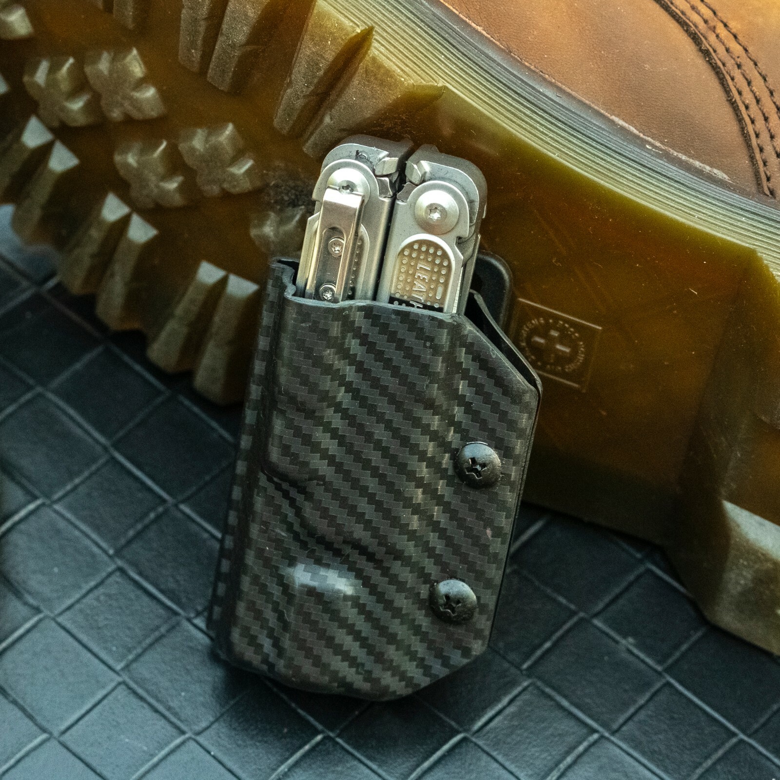 Clip & Carry Kydex Sheath Holder Cover for LEATHERMAN FREE P4 MultiTool USA Made