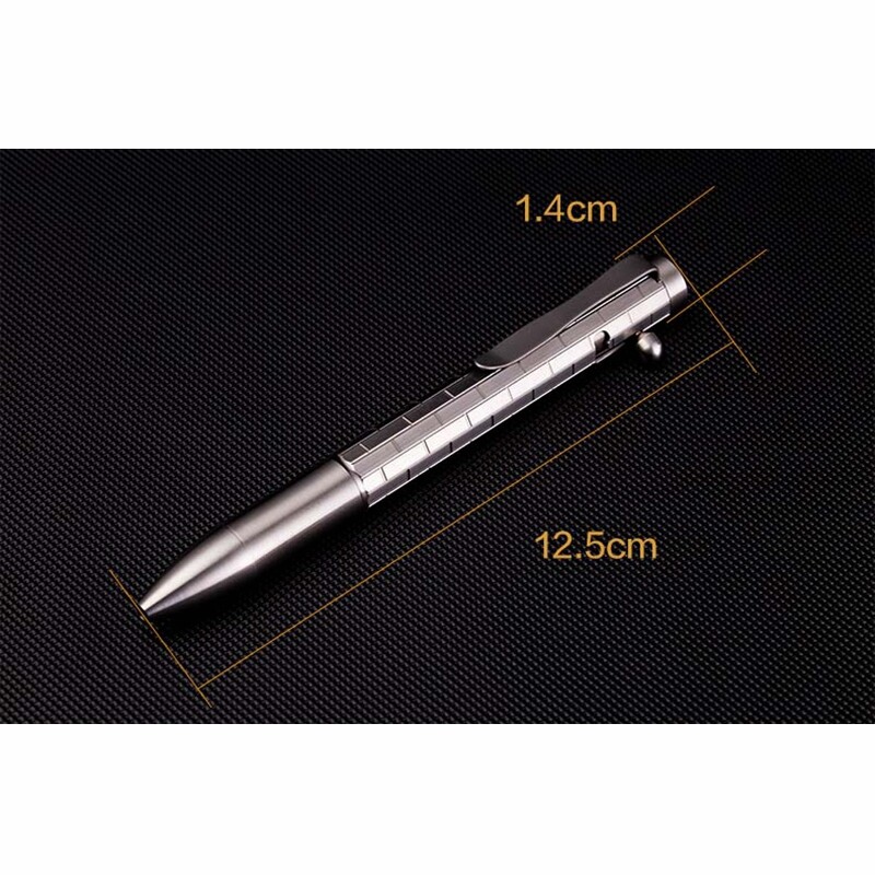 Titanium Alloy Pen Portable EDC Tools Pen TC4 Ballpoint Pen Men Office Pen Gifts