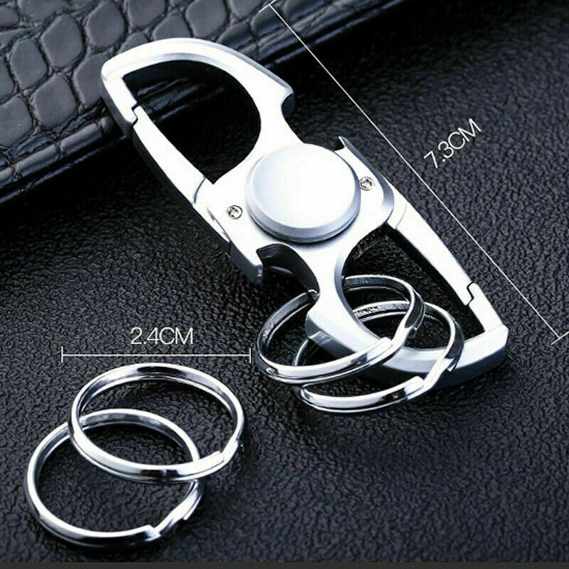 New EDC Zinc Alloy Fingertip Gyro Toy Bottle Opener Keychain Creative Multi Tool