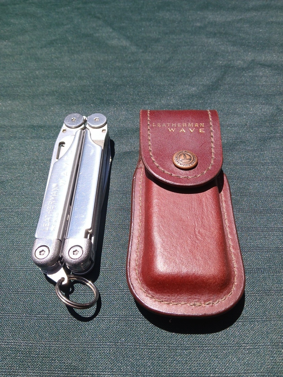 OG Leatherman Wave Multi Tool w/ Brown Leather Case Minty (H)