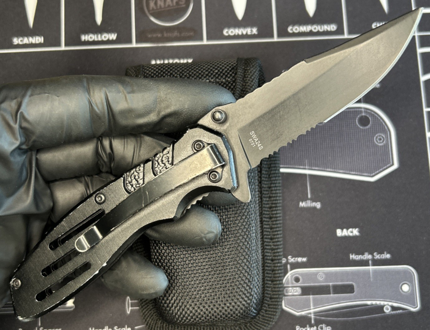 Multi Tool Pliers & Pocketknife Lot of 2 Stainless W/Sheat Camping EDC VGUC