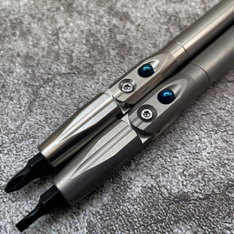 Titanium Folding Screwdriver: A Portable, Multi-functional EDC Tool Cross Bit