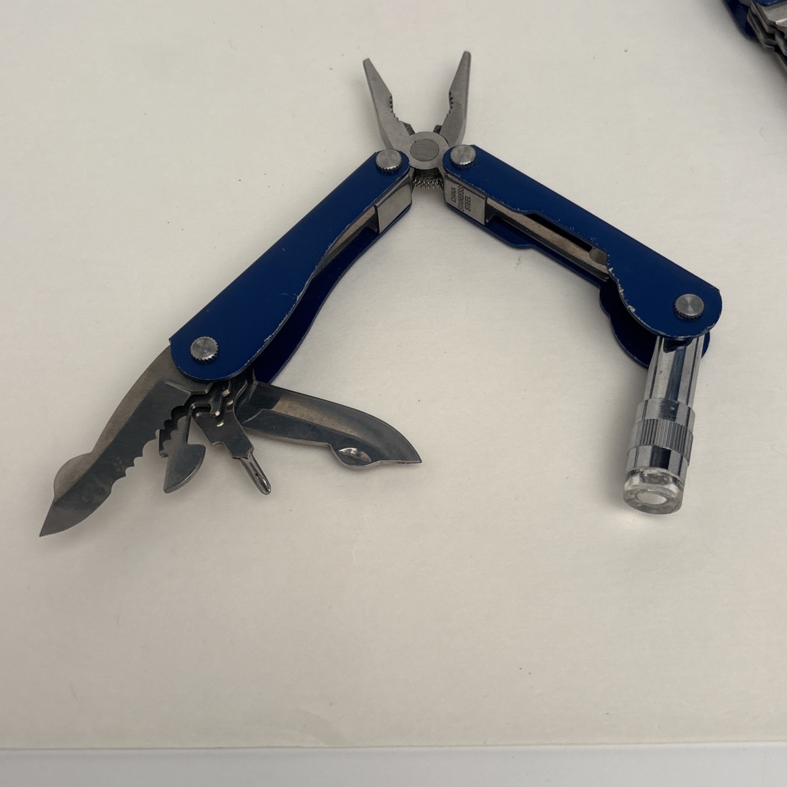 Multi Tool Lot of 6 various brands & sizes with advertising Red Blue Hike Fish