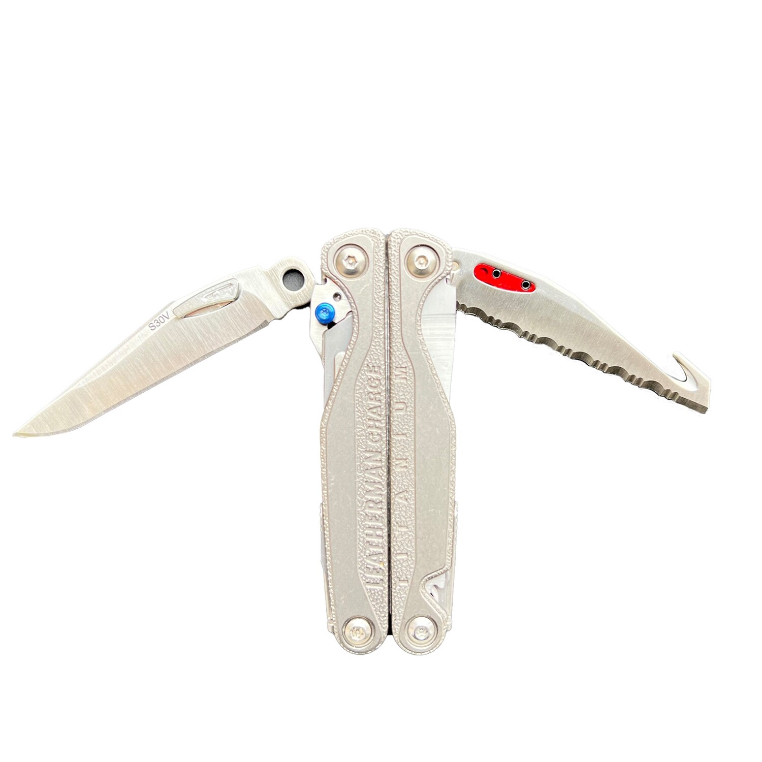 Aluminum Alloy Thumb Grip Easy open push button For Leatherman Charge TTI