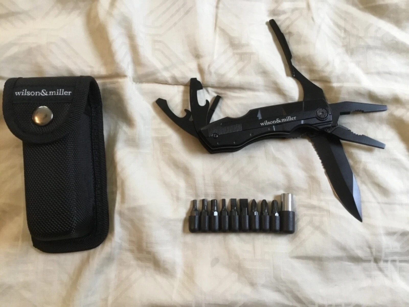 Wilson & Miller 10-piece Multitool and Tactical Blade W/Sheath New In Box