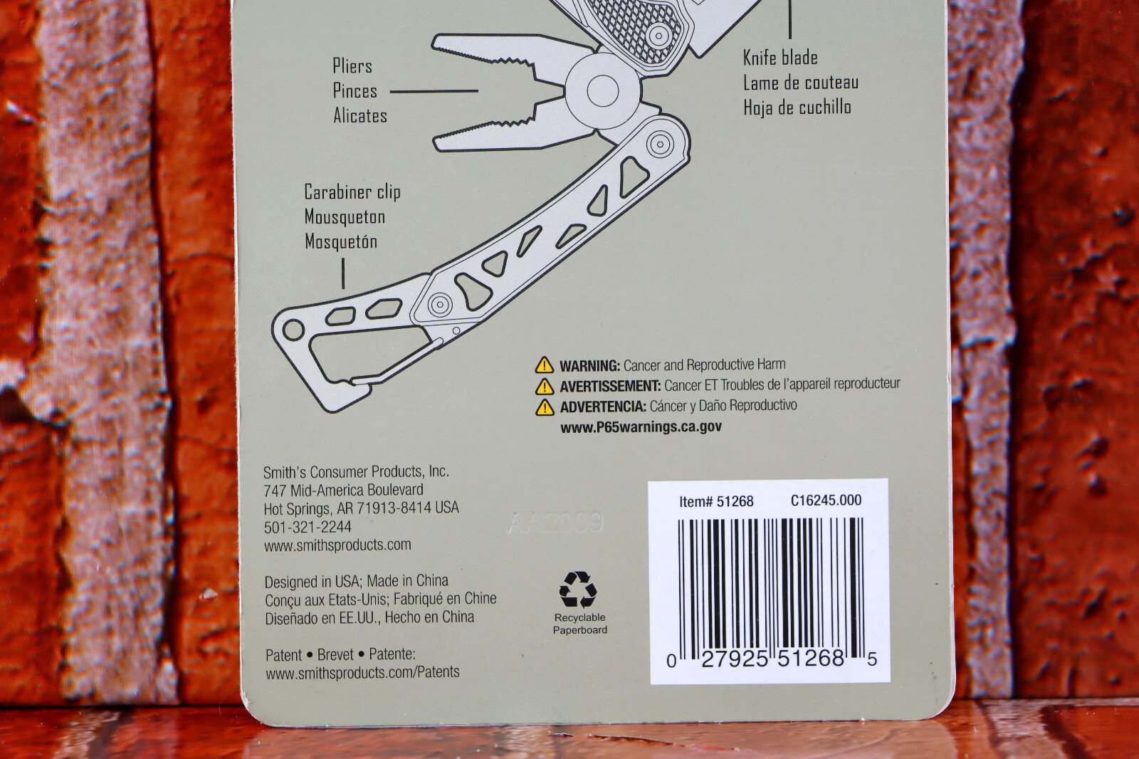 Smith’s 51268 Edge Sport 2.75″ Multi-Tool Knife