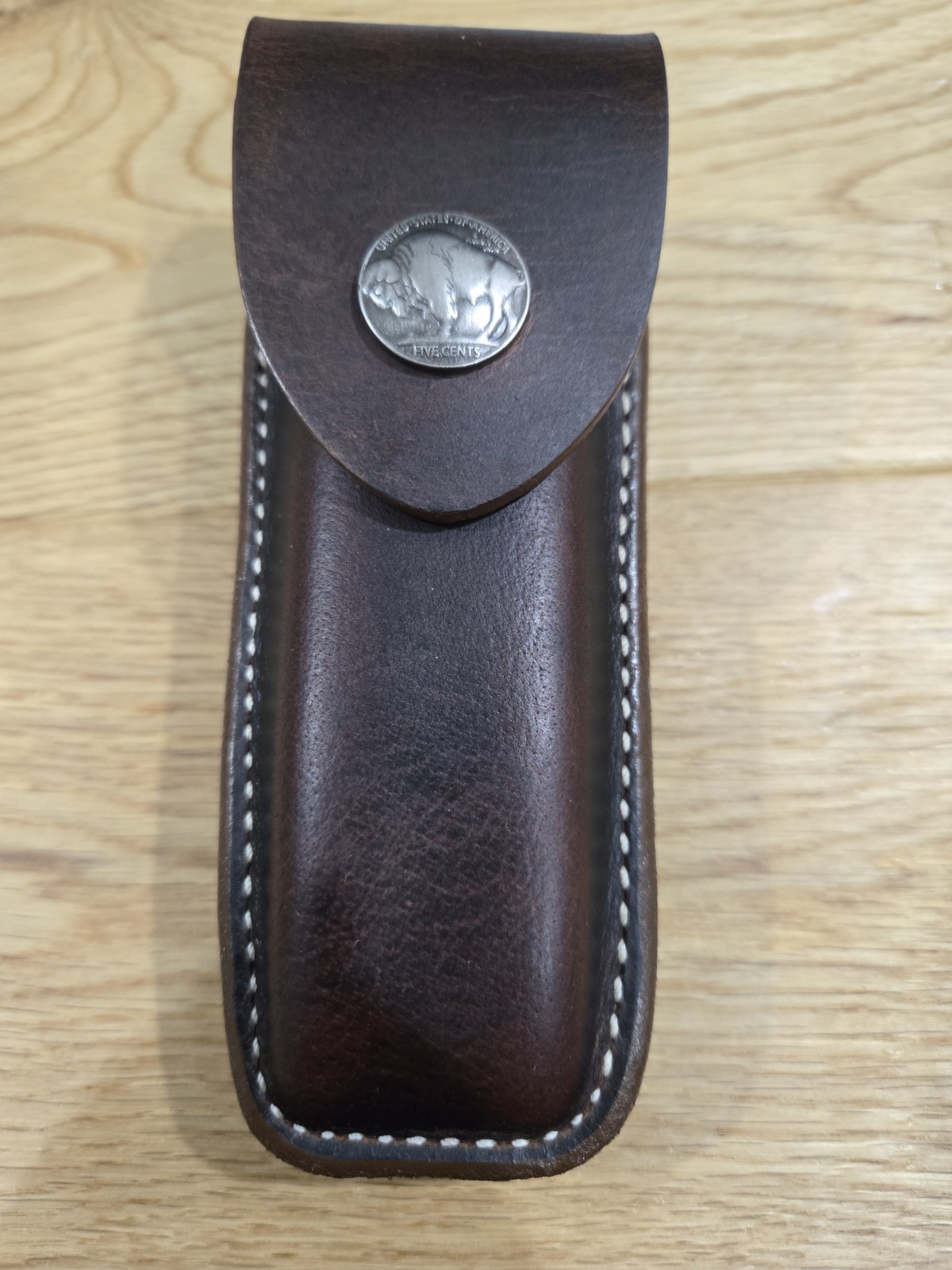 Gerber MP600 or Diesel multi tool leather sheath. Belt Clip. Sheath only.
