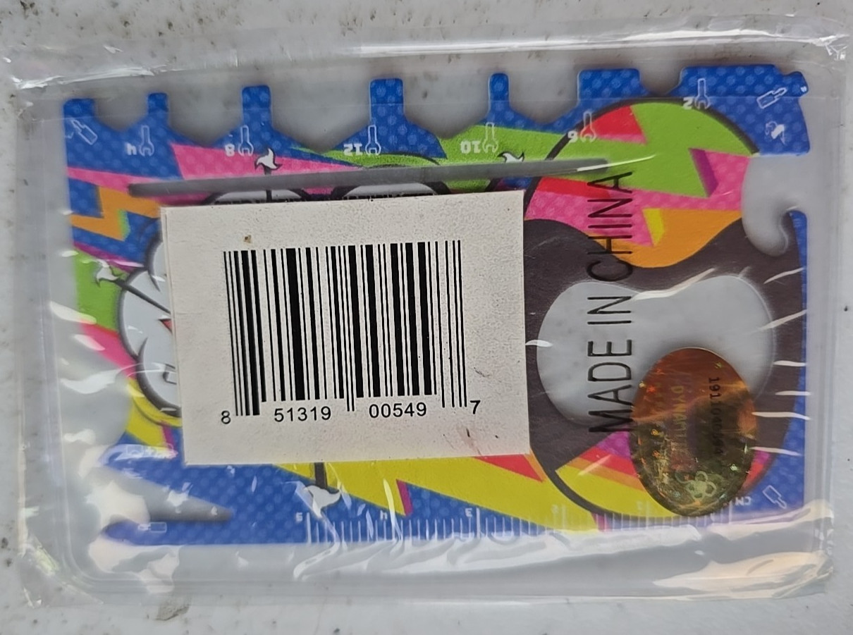 LIMITED EDITION POP ART Wallet Ninja – 18 in 1 Credit Card Sized Multitool – NEW