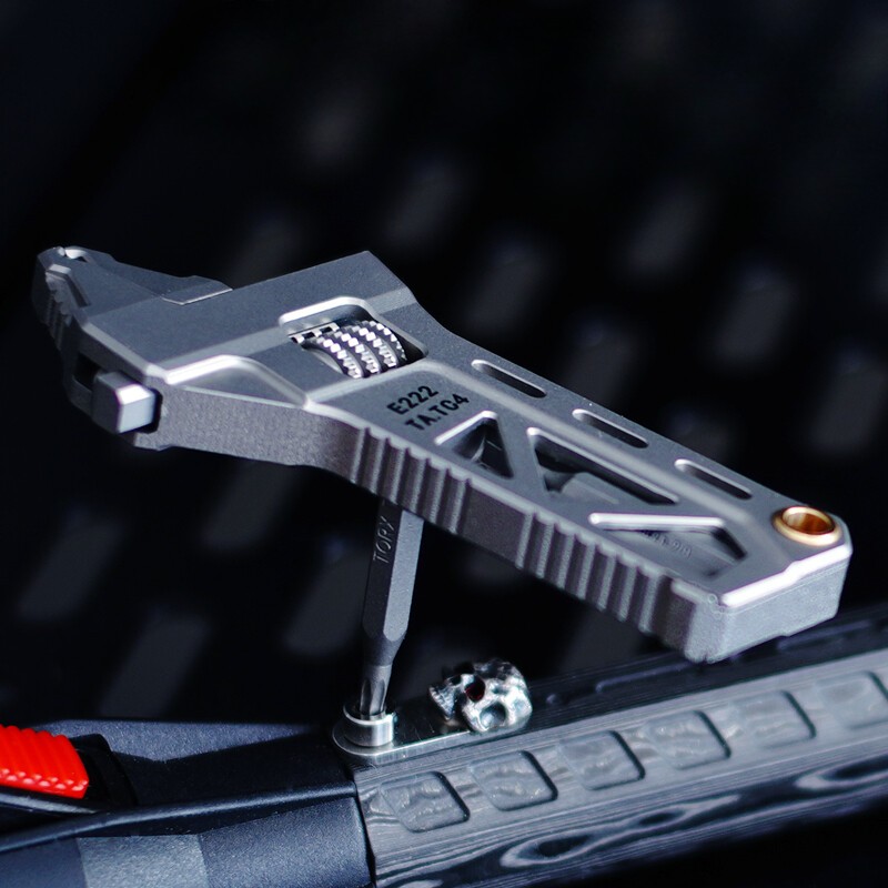 EDC Alloy Multi Tools Adjustable Wrench Pocket Outdoor Camping Keychain