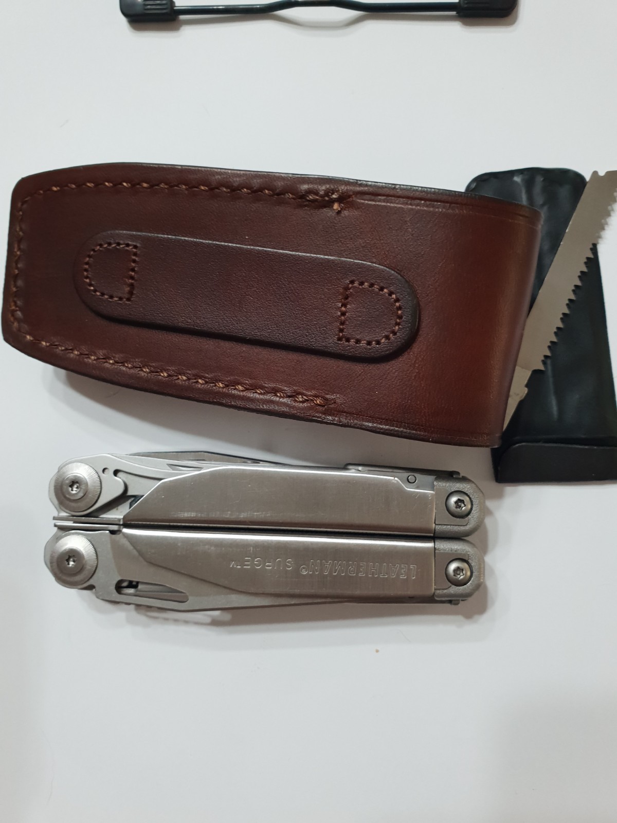 🔥🔥🔥 Leatherman Surge Gen1 Large Leather Sheath Retired Collectable Very Rare