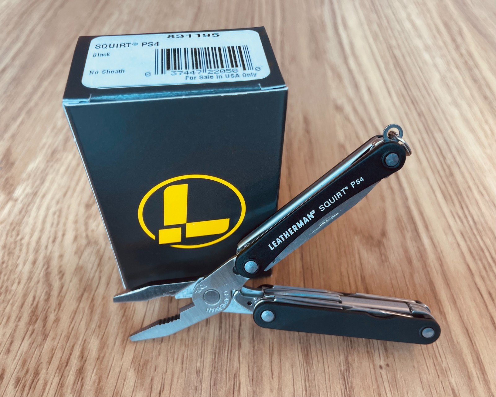 *NEW* RARE Leatherman SQUIRT PS4 Multi-Tool Black DISCONTINUED/RETIRED 2023