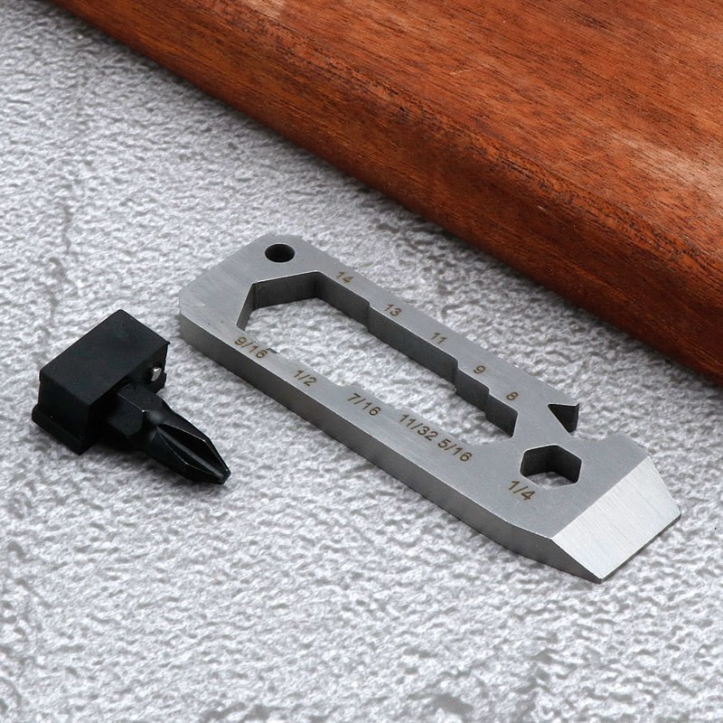 EDC Multitool Card Stainless Steel Pocket Tool Wrench Screwdriver For Camping