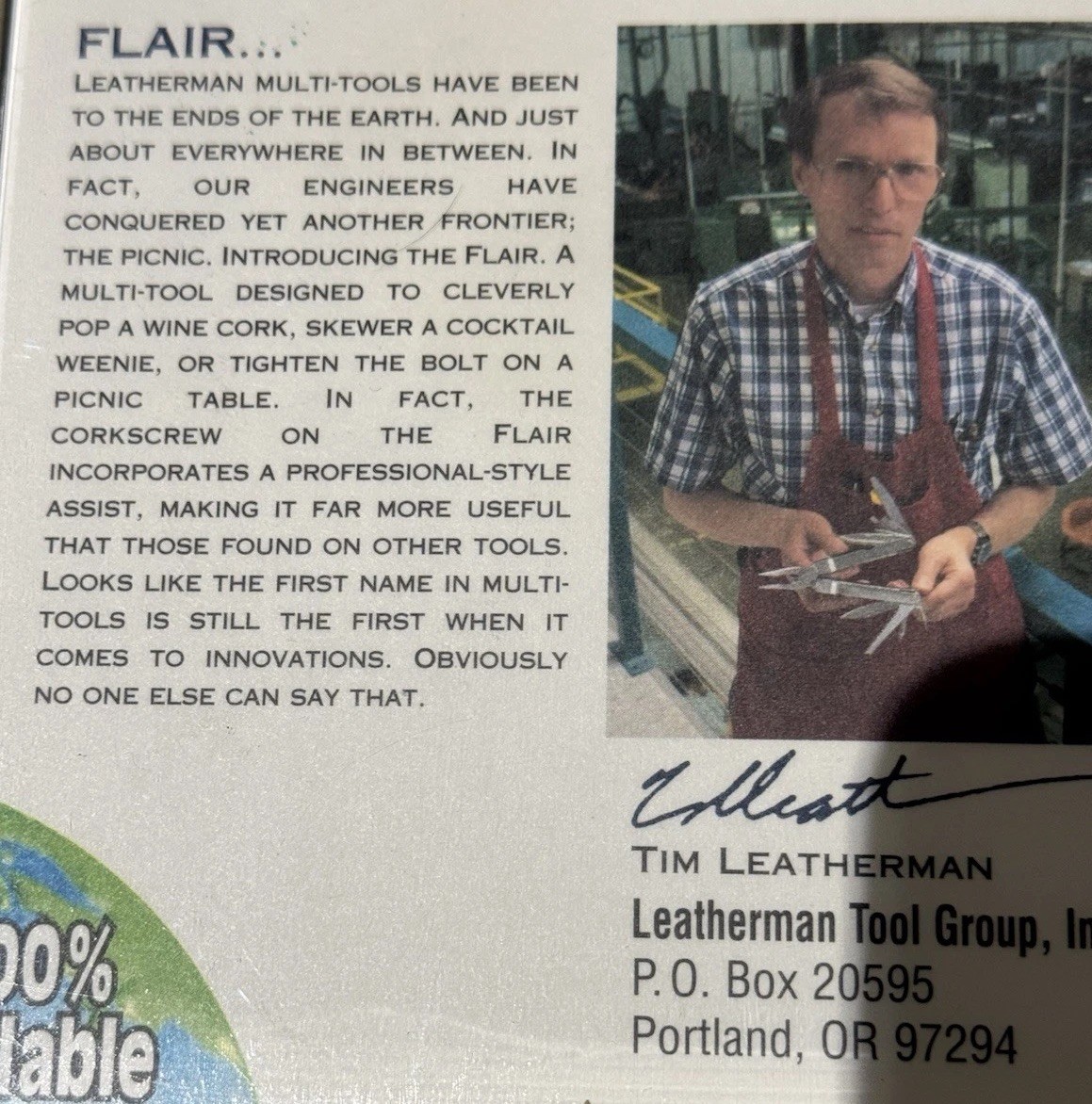 Rare Leatherman Flair Multi Tool NOS New Sealed Blister Retired USA Made 🔥