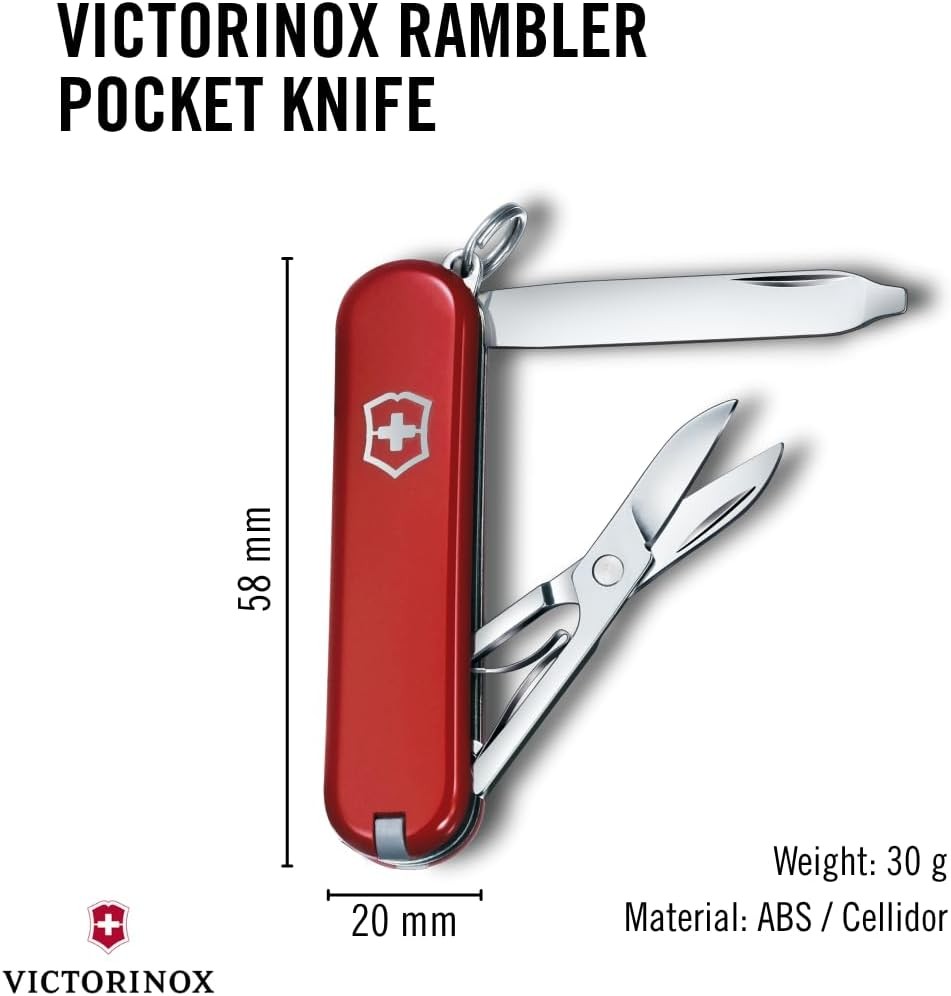 Multitool Pocket Knife With Magnetic Screwdriver And Scissors Everyday Carry