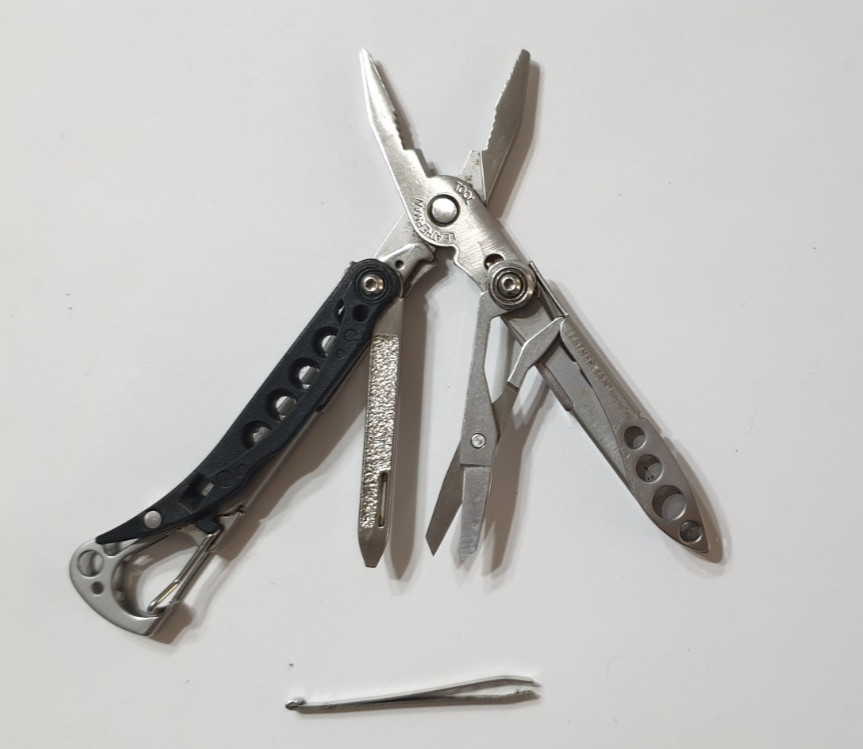 🔥🔥 Leatherman Style PS Retired Used MultiTool Collectable Keychain TSA Rare