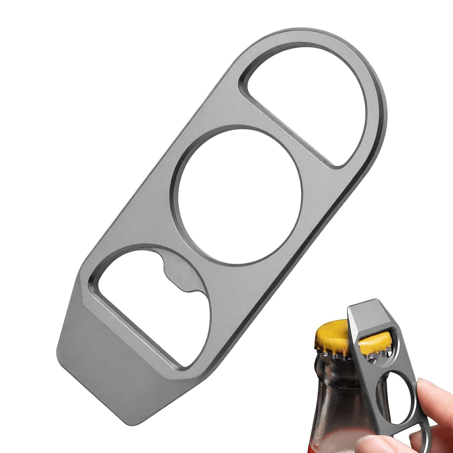Titanium Keychain Bottle Opener Multi Tool Crowbar EDC Keychain Multi Function