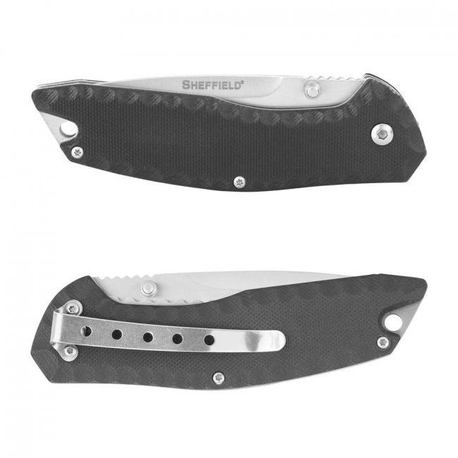 Sheffield 12166 Cruiser Shiloh 3.5″ Drop Point Assisted Opening Knife Lifetime