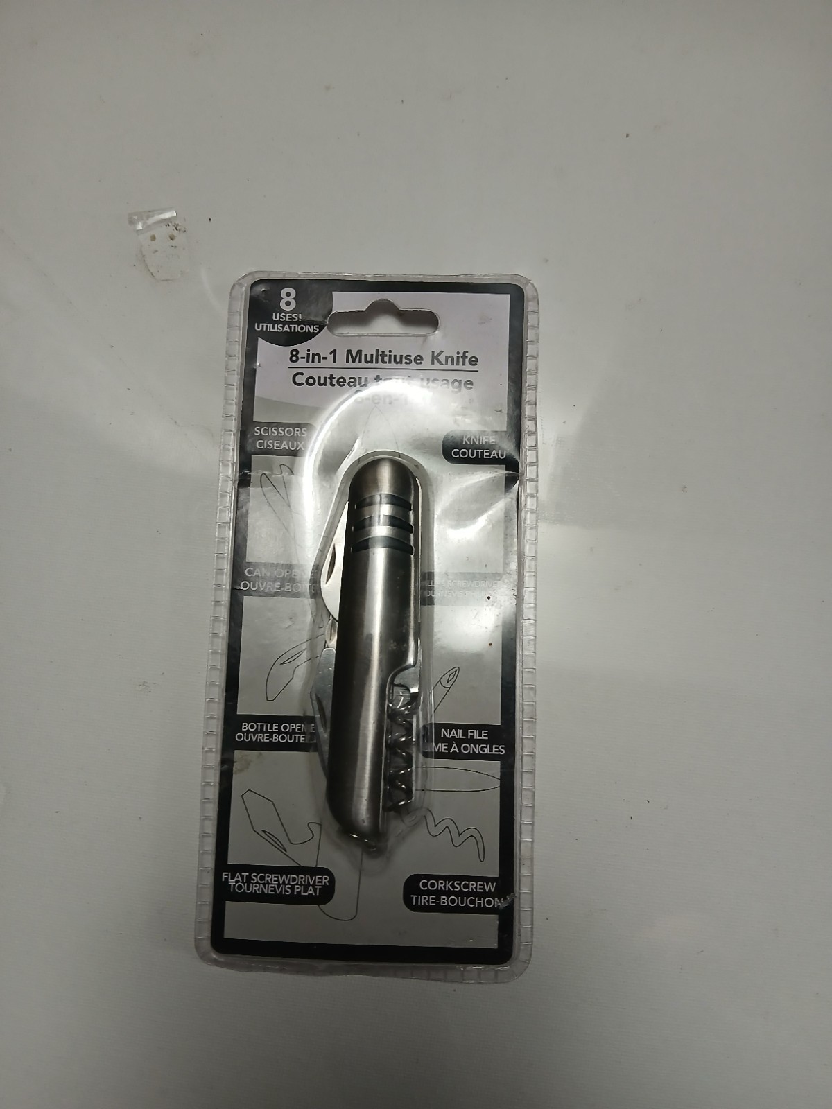 8-in-1 Multi-use Knife A Compact and Portable New In Package Never Used