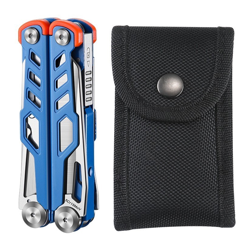 Outdoor Camping Hiking Stainless Steel Folding Multi Tool EDC Pliers
