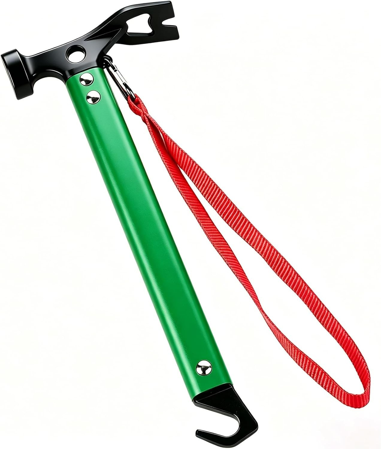 Small and Lightweight Three-in-One Green Hammer – Perfect for Camping and Hiking