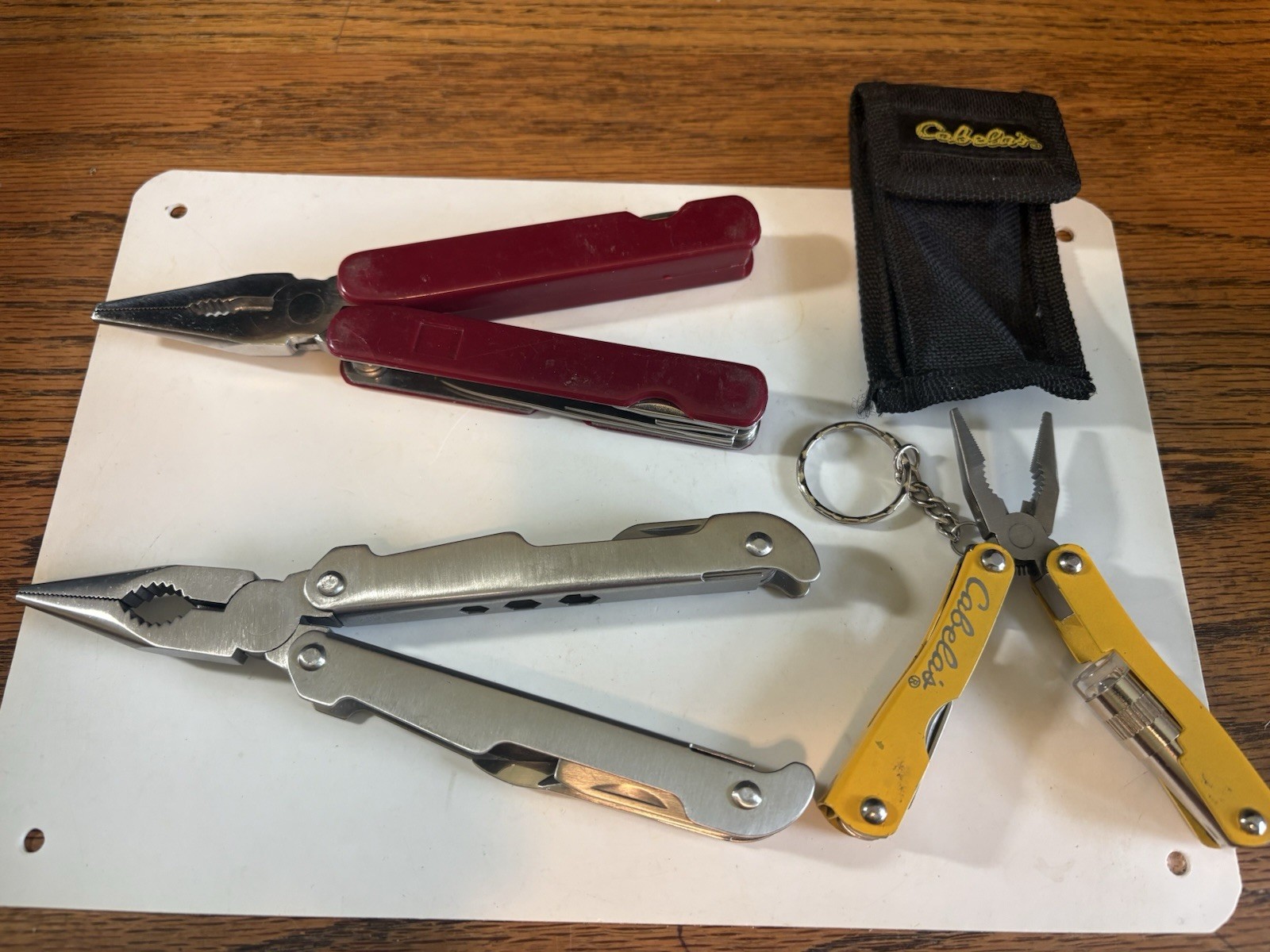 3-BRANDEDMulti-Tool with 9 Tools – Pliers Cutters Opener Flat Head Scissors L-RM