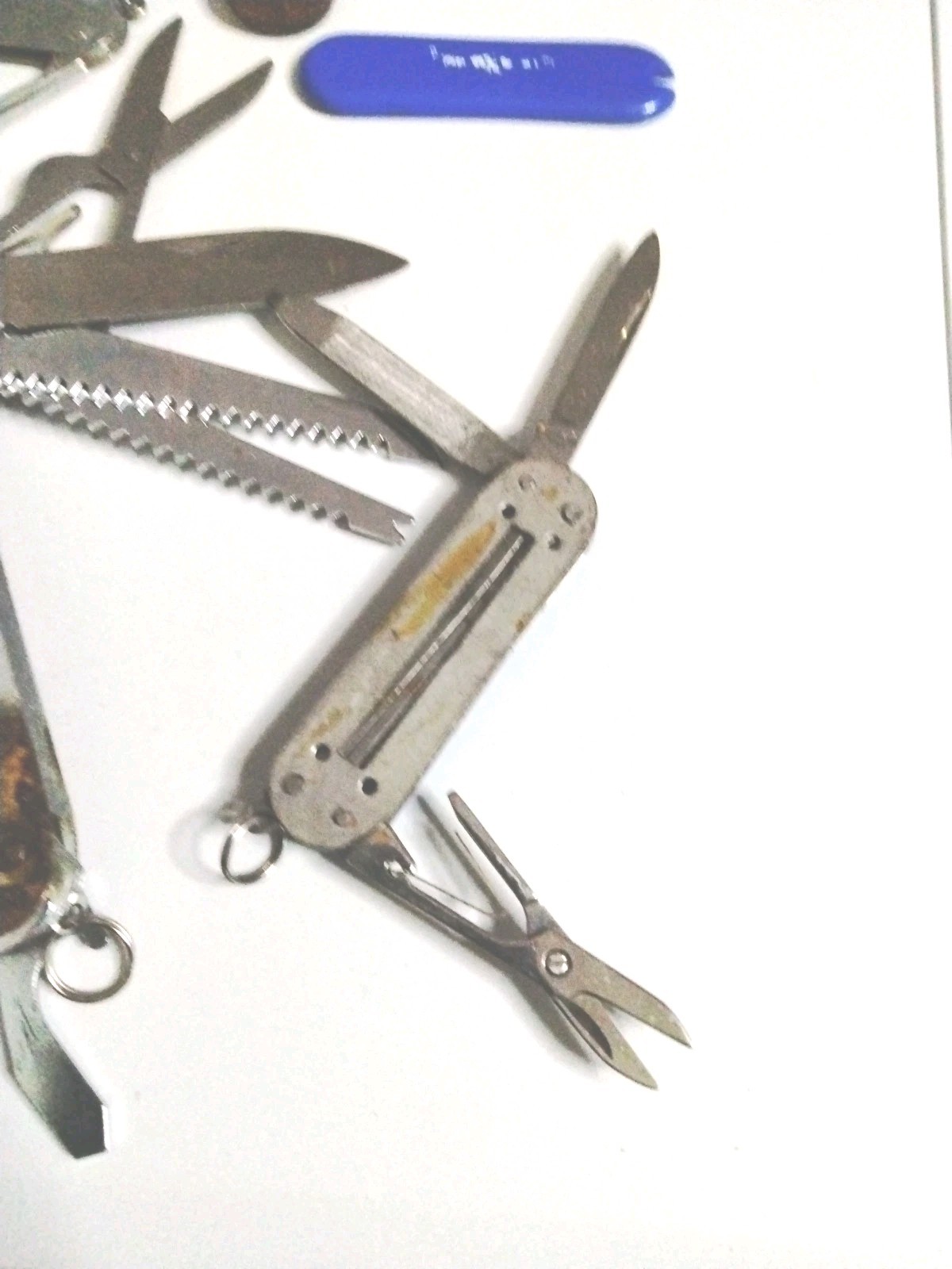 Set Of 8 Generic Multi Tools Pliers Knives Saw Blades Folding Folder Tool