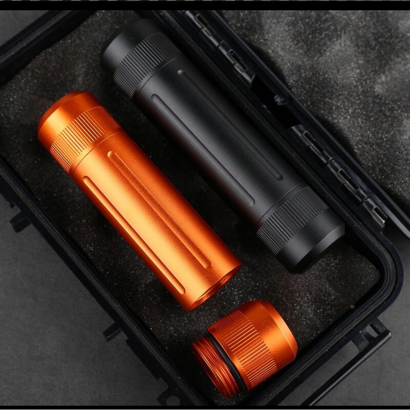 Aluminum Alloy Waterproof Pill Case Container Holder Candy Tea Storage Box EDC