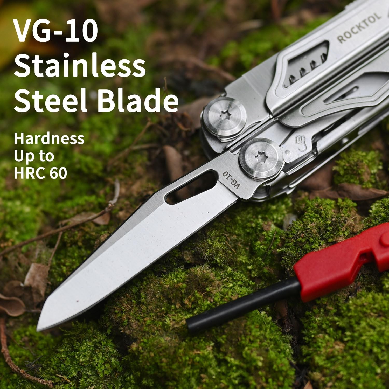 Multitool SK04, VG-10 Blade, 22-in-1 Multi-tool Pliers with Fire Starter, Eme…
