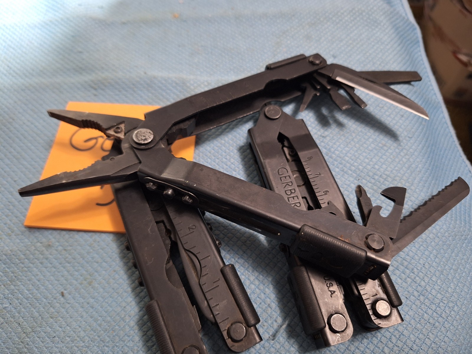 3 BLACK GERBER 600 Multi Tools U.S.A. EXCELLENT loc Gerber 55