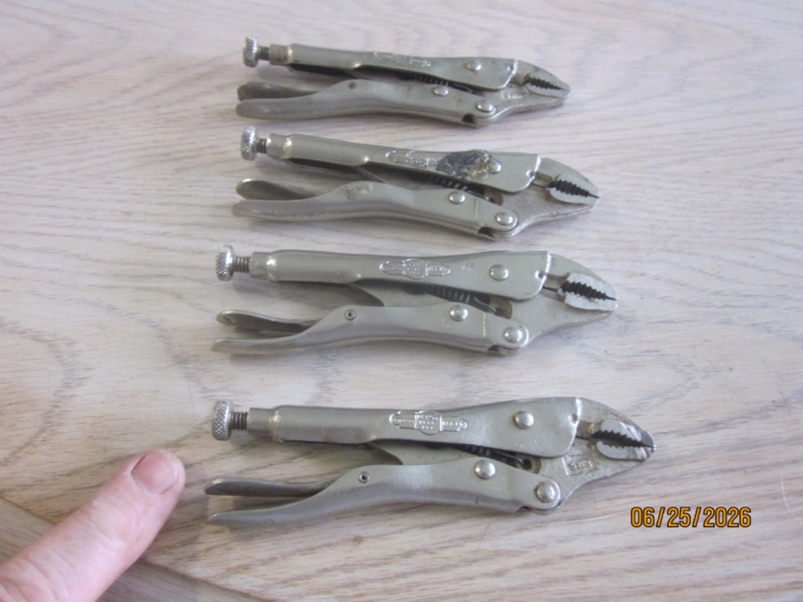 4 A+ USED USA MADE 5 WR (SMALL SIZE) VISE GRIPS & LEATHERMAN WINGMAN MULTI PLIER