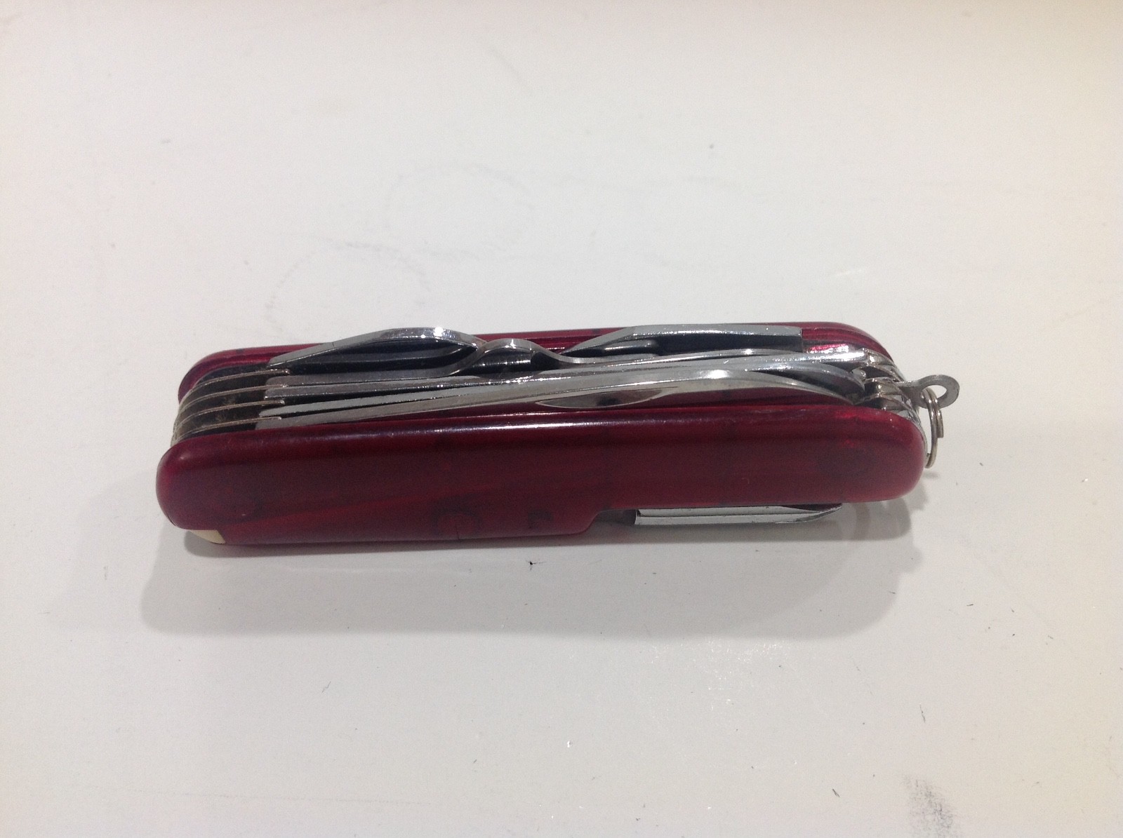 Multi-tool Pocketknife Red 14 tools Stainless Steel 3-1/2″ Inches long