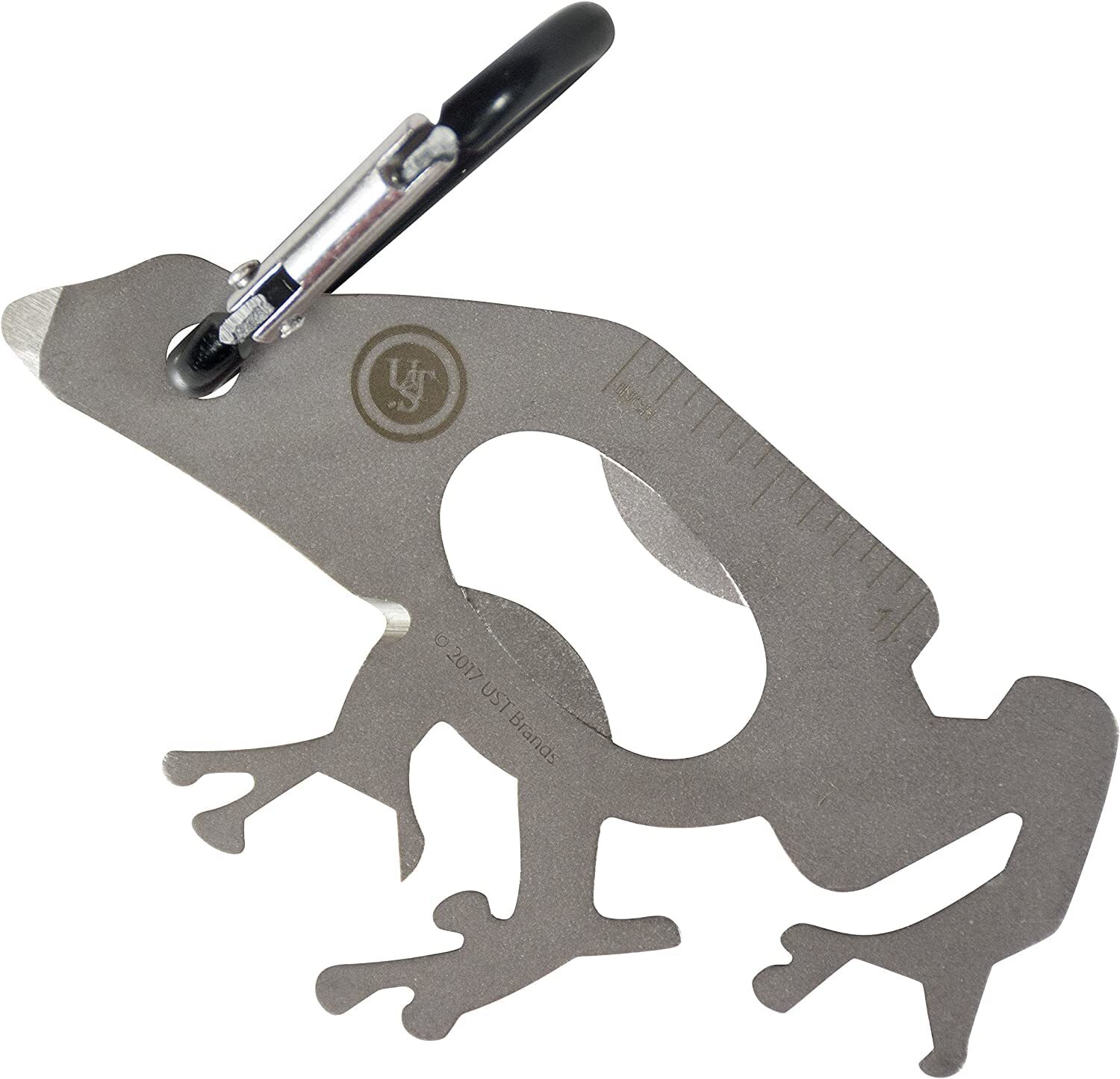 ust Tool-a-Long Carabiner Clip Compact Multi-Tool Bundle Beaver, Frog, Trout