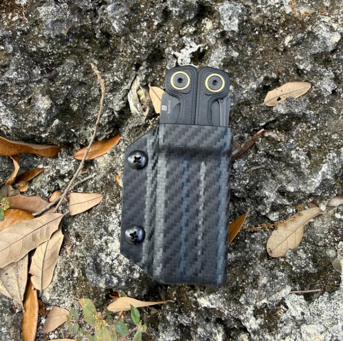 Clip & Carry Kydex Multitool Sheath for LEATHERMAN Wave Alpha – Made in USA – Mu