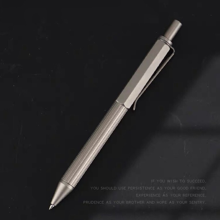Titanium Alloy Mini Portable Pen Collectible Write Signature EDC Multi-Tool Pen