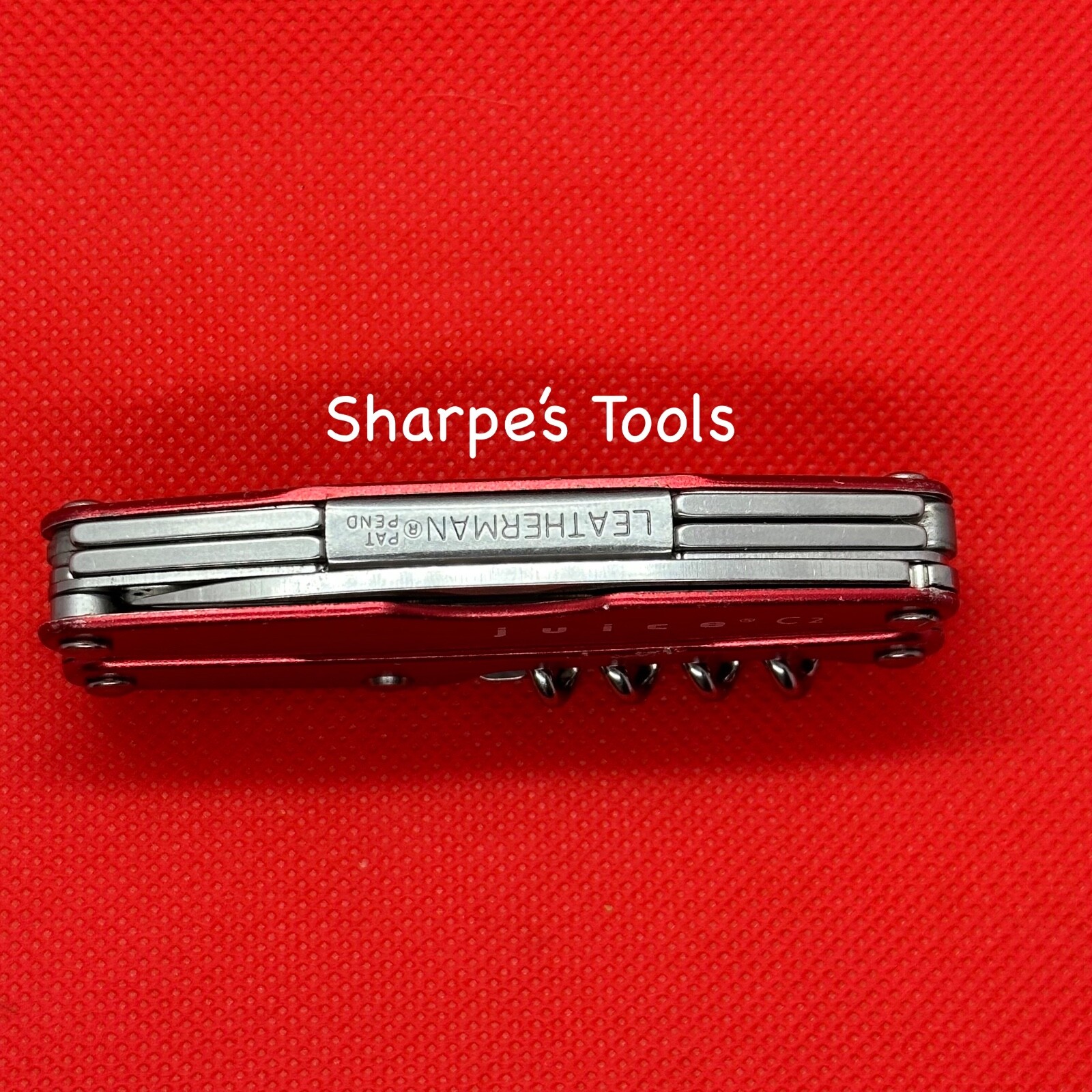 Red “Google” Leatherman Juice C2 Multitool. Discontinued/Retired **READ**