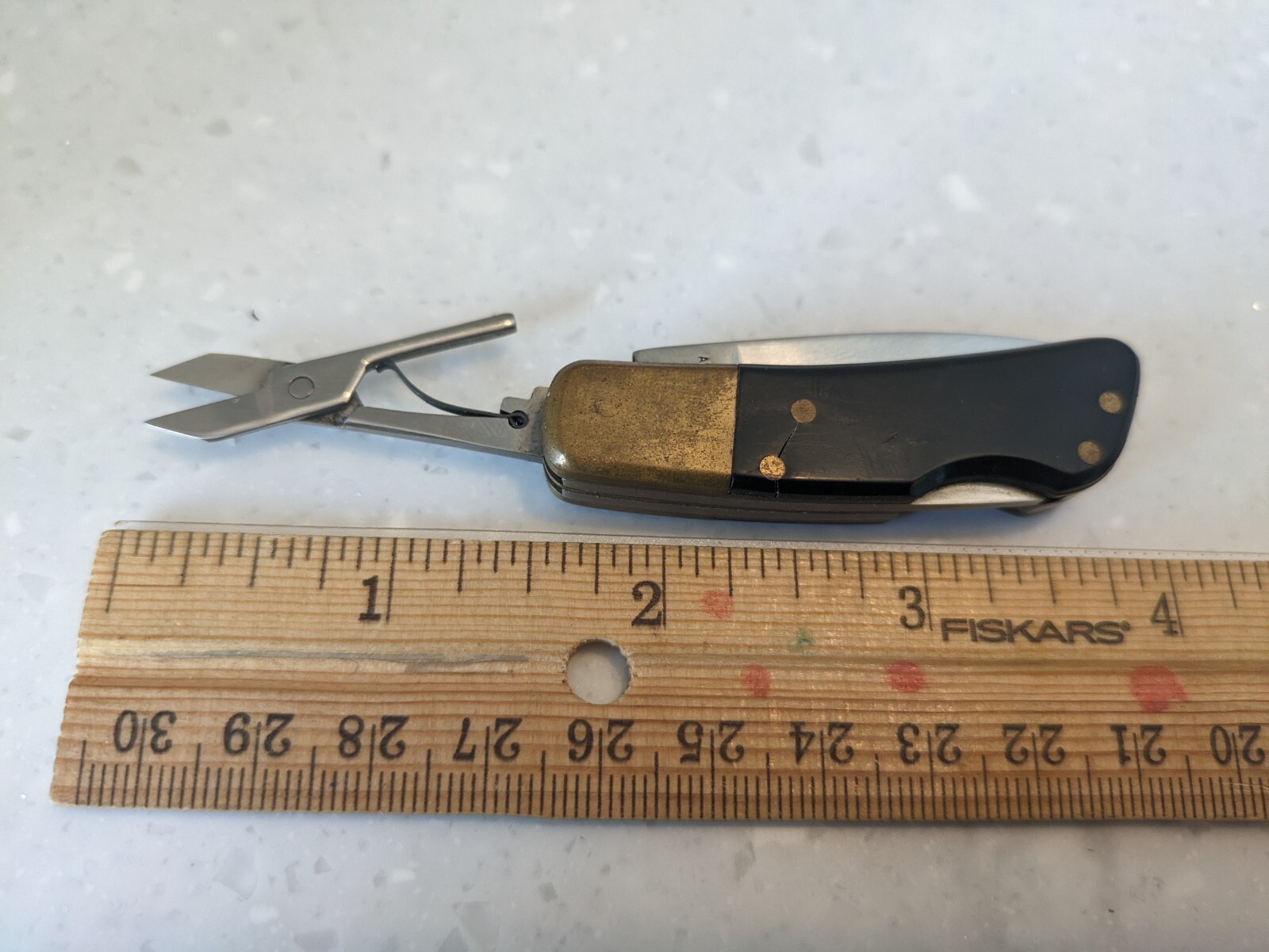 Precise Eagle Folding Pocket Knife Scissors Stainless Steel Made In Hong Kong